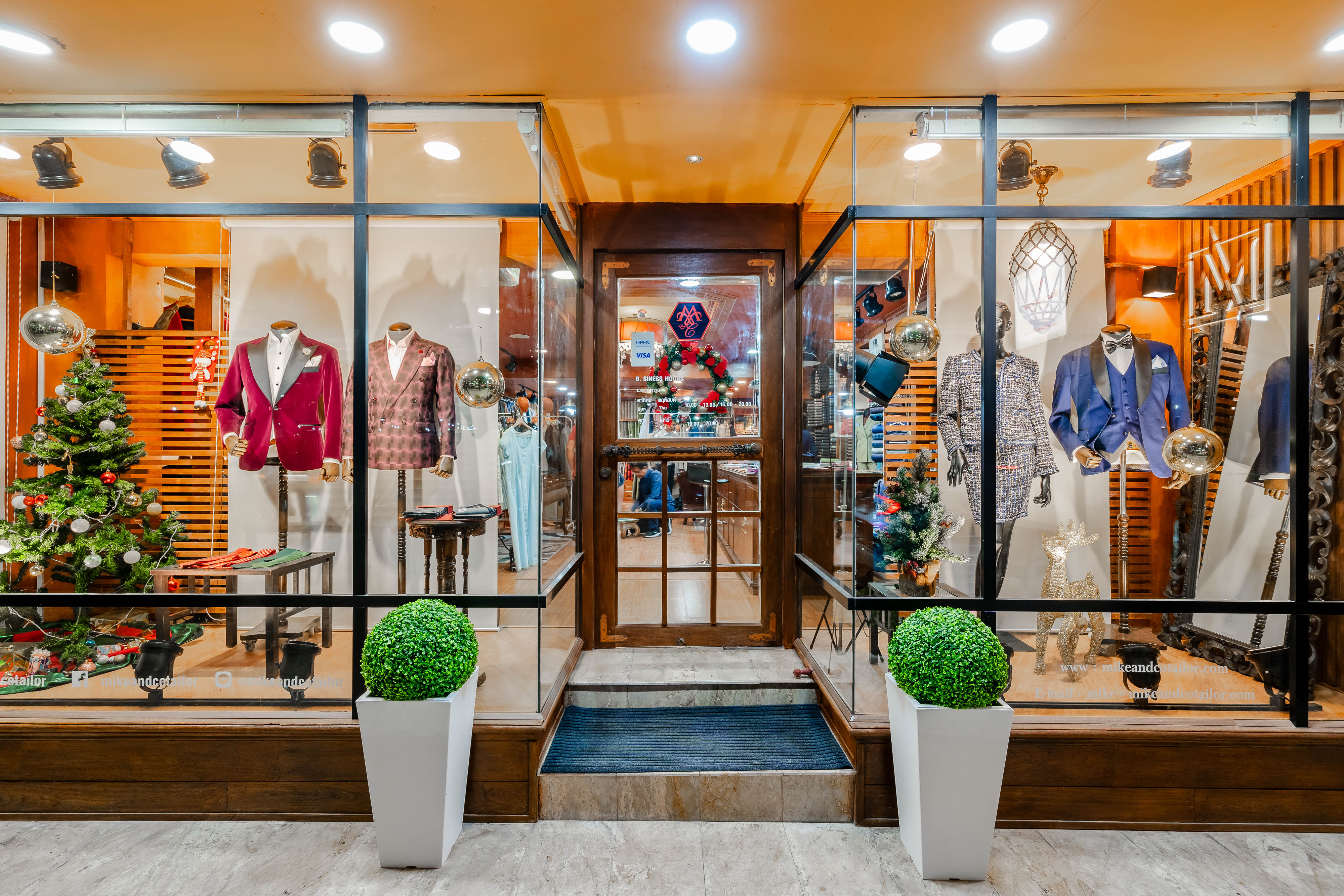 Storefront window display