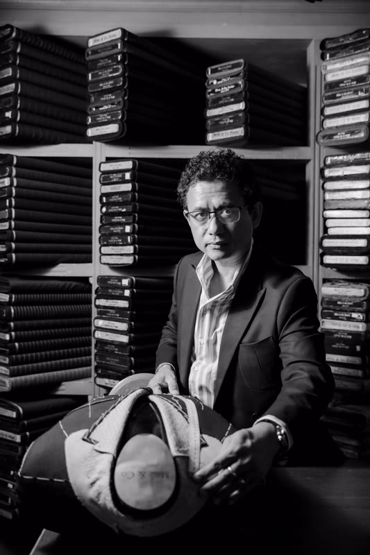 Mike with bespoke hat